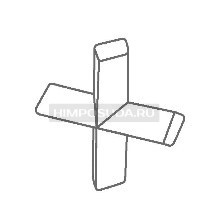 Магнитные перемешивающие элементы, тефлон, крестообразные, 30 мм, 5 шт., Ikaflon 30 Set, IKA, EUR 